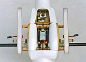 Junction of the wing with the fuselage